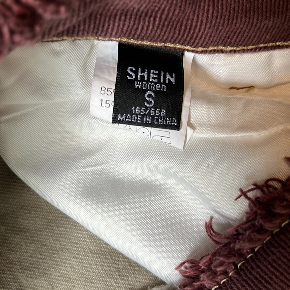 Shein Denim Jeans Color Block Style Boho. Size Sm… - image 3